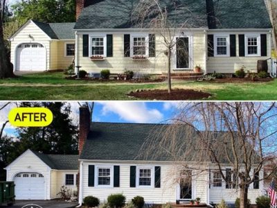 Before And After Ashpalt Shingle Replacement