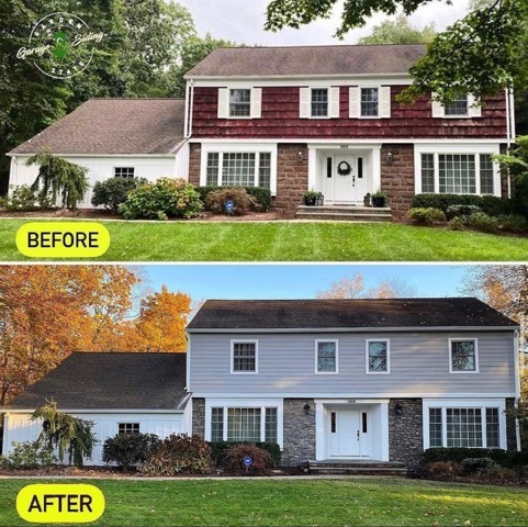 Before And After Exterior Home Construction