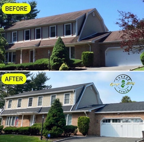 Before And After Exterior Home Improvement Project