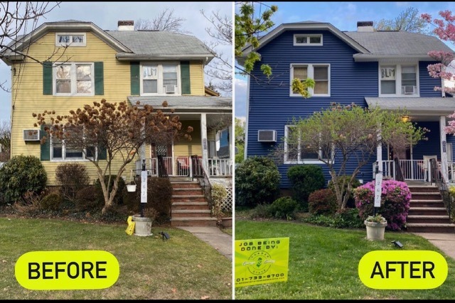 Before And After Exterior Siding Project