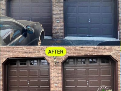 Before And After Garage Door Install