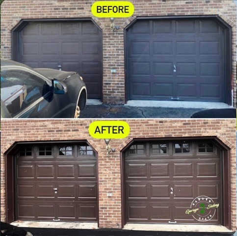 Before And After Garage Door Install