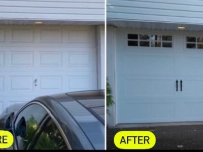 Before And After Garage Door Installation