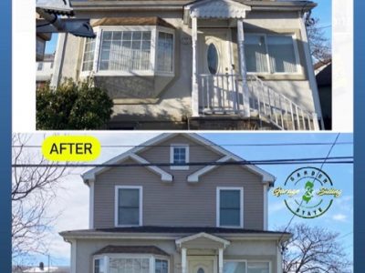 Before And After Installing Vinyl Siding Project