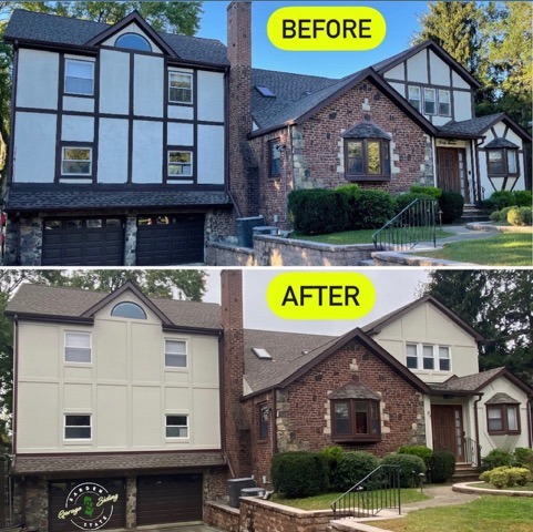 Before And After Modern House Siding