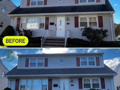 Before And After New Roof Replacement