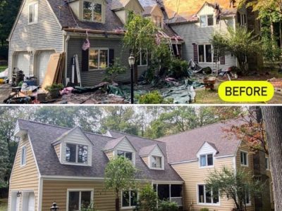 Before And After Outdoor Siding