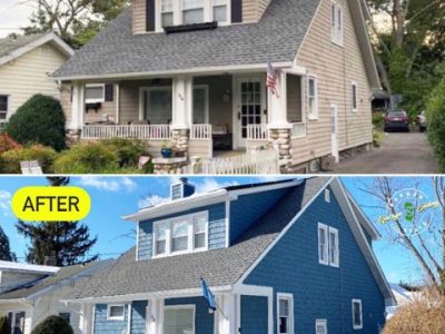 Before And After Replace House Siding Projects