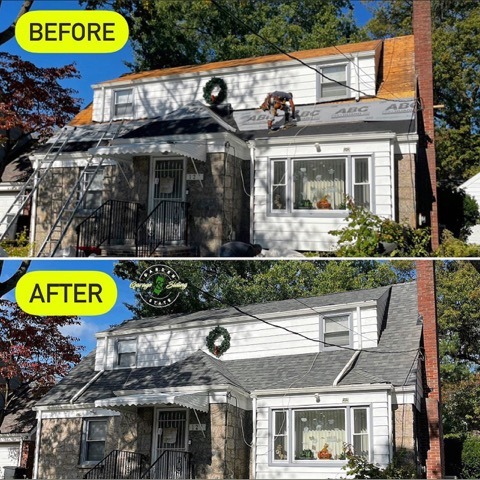 Before And After Roof Restoration Project