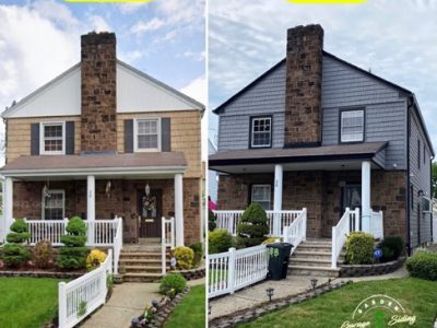 Before And After Shake Siding Renovation
