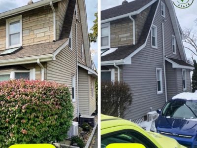 Before And After Siding Renovation Project