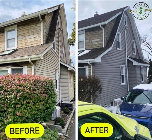 Before And After Siding Renovation Project