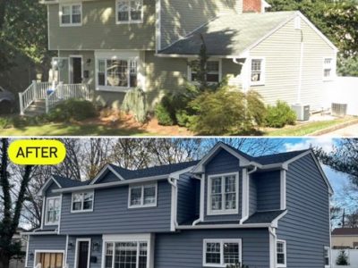 Before And After Siding Replacement