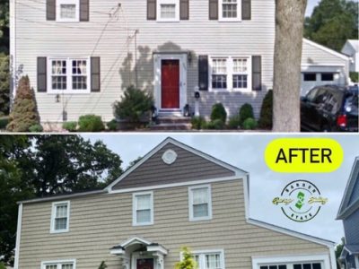Before And After Siding Restoration