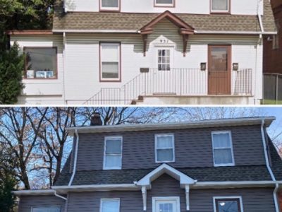 Before And After Vinyl Siding Installation Project