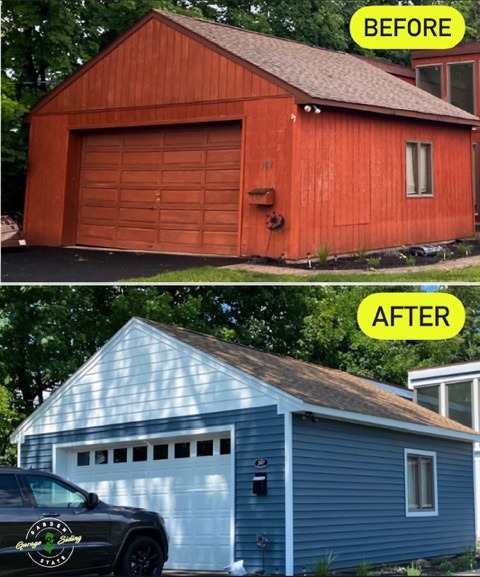Before And After Vinyl Siding Remodel
