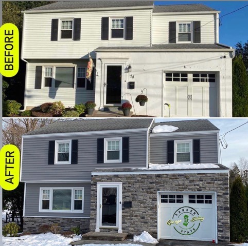 Before And After Vinyl Siding Replacement